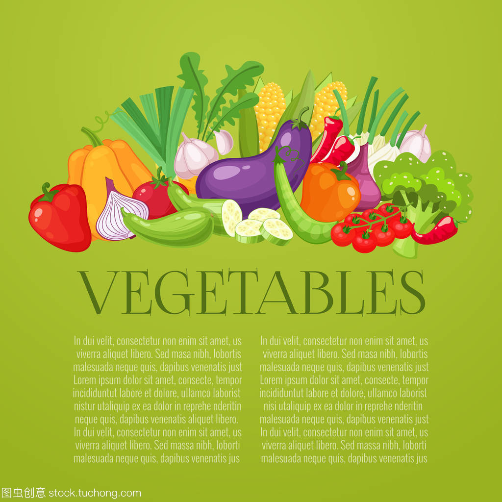 田園筆下 復古手繪蔬菜的創意設計與頂視圖腳本